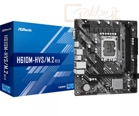 Alaplapok ASRock H610M-HVS/M.2 R2.0 - 90-MXBJJ0-A0UAYZ