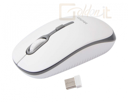 Egér Meetion R547 Wireless mouse White/Gray - MT-R547WH+GRAY