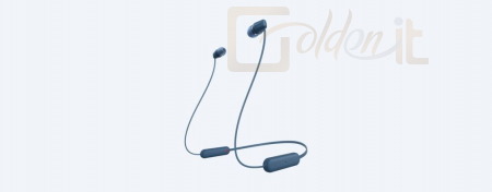 Fejhallgatók, mikrofonok Sony WI-C100 Wireless Bluetooth Headset Blue - WIC100L.CE7