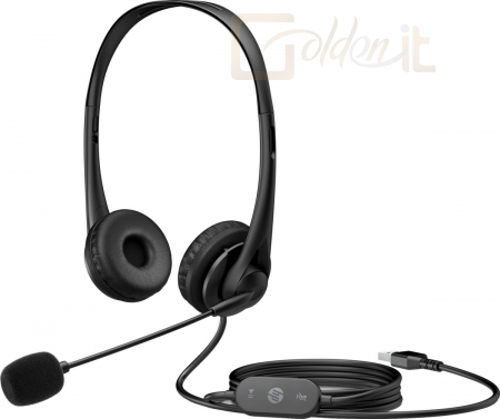 Fejhallgatók, mikrofonok HP G2 Stereo USB Headset Black - 428K6AA