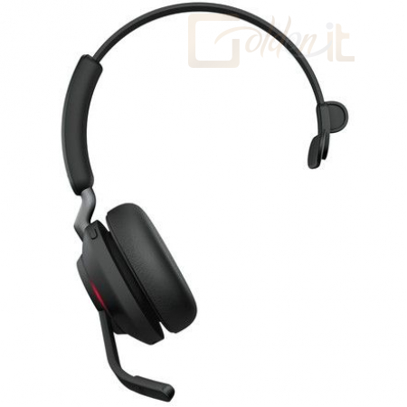 Fejhallgatók, mikrofonok Jabra Evolve2 65 Mono UC Wireless Headset Black - 26599-889-999