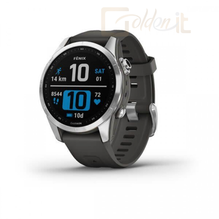 Okosóra Garmin fenix 7S Silver with Graphite Band - 010-02539-01