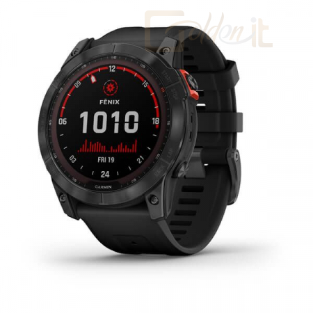 Okosóra Garmin fenix 7X Solar Slate Grey with Black Band - 010-02541-01