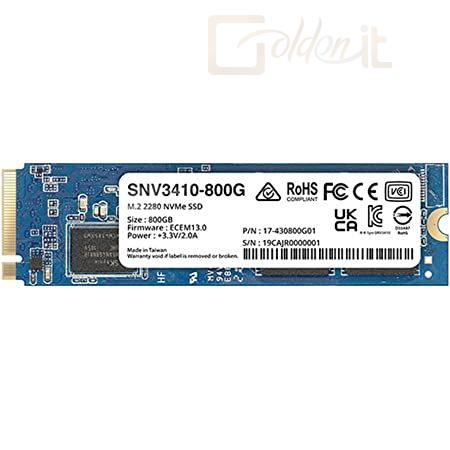 Winchester SSD Synology 800GB M.2 2280 NVMe SNV3410 - SNV3410-800G
