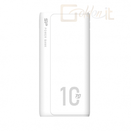 Powerbank vésztöltők Silicon Power QP15 10000mAh QC3.0+PD PowerBank White - SP10KMAPBKQP150W