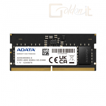 RAM - Notebook A-Data 8GB DDR5 4800MHz - AD5S48008G-S