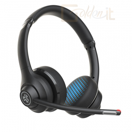 Fejhallgatók, mikrofonok JLab Go Work Wireless Headset Black - IEUHBGOWORKRBLK4