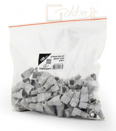 Hálózati eszközök Gembird Strain Relief Gray 100pcs/bag - BT5GY/100