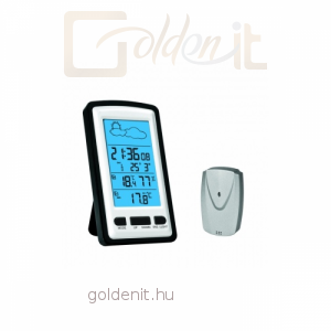 OMEGA Digitális Időjárás állomás LCD Vezeték nélküli Kül/Bel térre
