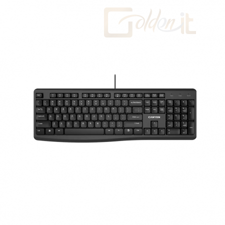 Billentyűzet Canyon KB-50 Keyboard Black HU - CNE-CKEY5-HU