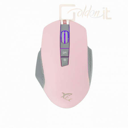 Egér White Shark GM-5009P Gareth Gamer mouse Pink - GM-5009P