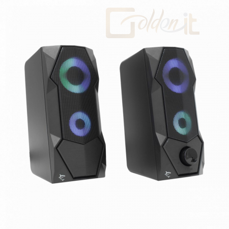 Hangfal White Shark Flow RGB Speaker Black - GSP-634