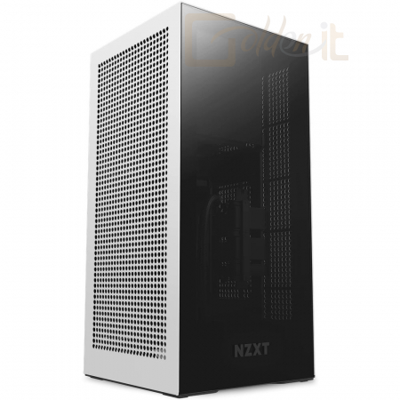 Ház NZXT H1 Tempered Glass Matte White - CS-H11BW-EU