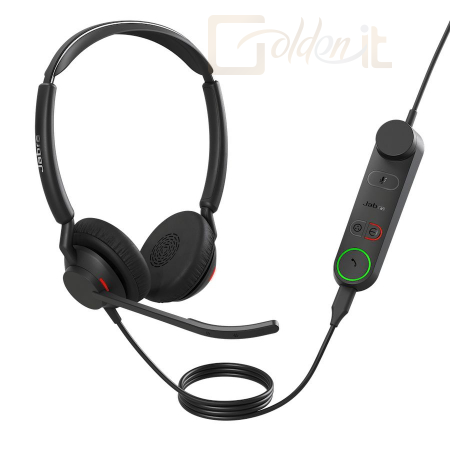 Fejhallgatók, mikrofonok Jabra Engage 50 II UC Stereo Headset + Control Unit Black - 5099-299-2219