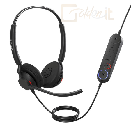 Fejhallgatók, mikrofonok Jabra Engage 40 MS Stereo Headset + Control Unit Black - 4099-413-279