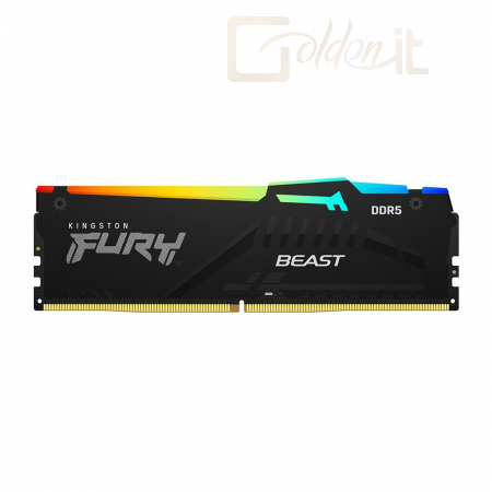 RAM Kingston 16GB DDR5 5600MHz Fury Beast RGB Black - KF556C36BBEA-16