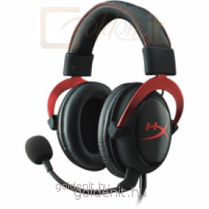 Kingston HyperX Cloud II -Pro stereo headset piros