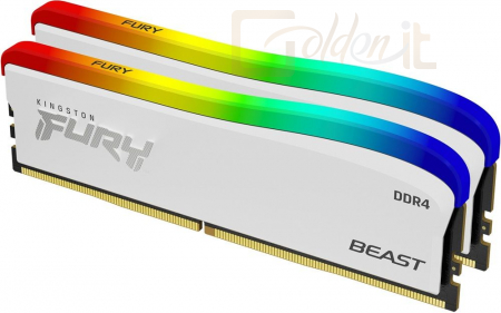 RAM Kingston 32GB 3600MHz DDR4 Kit(2x16) Fury Beast RGB SE White - KF436C18BWAK2/32