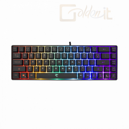 Billentyűzet White Shark Ronin RGB Gaming keyboard Black US - GK-2201B-US