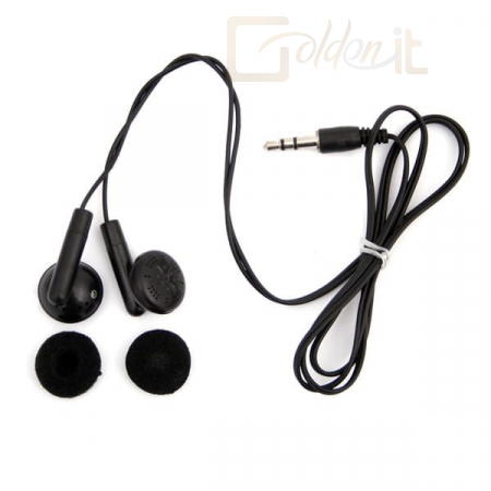 Fejhallgatók, mikrofonok Platinet Fiesta XT6163 Headset Black - FISB