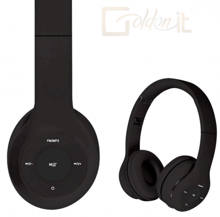 Fejhallgatók, mikrofonok Platinet FreeStyle Omega FH0915B Wireless Headset Black - FH0915B