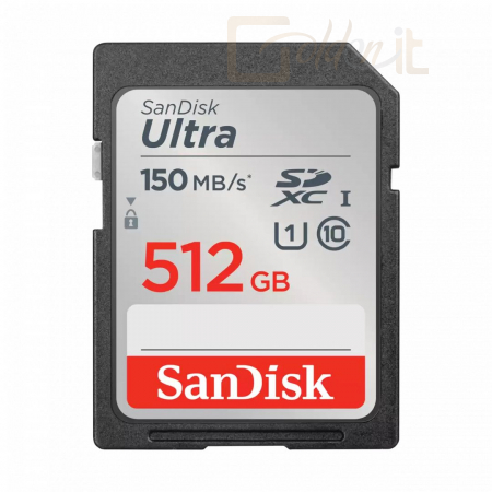 USB Ram Drive Sandisk 512GB SDXC Ultra UHS-I Class 10 UHS-I - SDSDUNC-512G-GN6IN