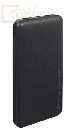 Powerbank vésztöltők Gembird PB10-02 10000 mAh Powerbank Black - PB10-02