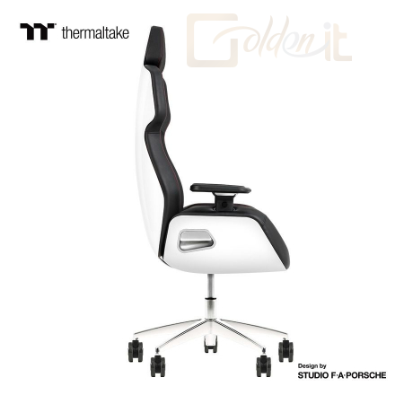 Gamer szék Thermaltake Argent E700 Real Leather Gaming Chair Design by Studio F. A. Porsche Glacier White - GGC-ARG-BWLFDL-01