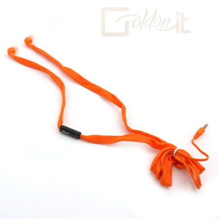 Fejhallgatók, mikrofonok Platinet Omega FreeStyle Shoelace Headset Orange - FH2112O