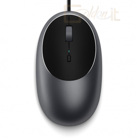 Egér Satechi C1 USB-C Wired Mouse Space Gray - ST-AWUCMM