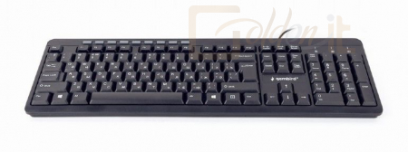 Billentyűzet Gembird KB-UM-106-RU Multimedia Keyboard Black RU - KB-UM-106-RU