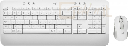 Billentyűzet Logitech Signature MK650 Combo for Business Wireless Keyboard+Mouse White HU - 920-011036