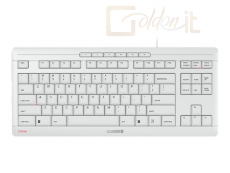 Billentyűzet Cherry STREAM TKL billentyűzet Pale Grey US - JK-8600EU-0