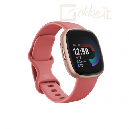 Okosóra Fitbit Versa 4 Pink Sand/Copper Rose Aluminum - FB523RGRW