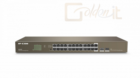 Hálózati eszközök IP-COM G1024F 24-Port Gigabit Unmanaged Switch with 2 SFP Slots - G1024F