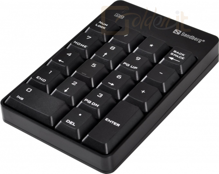 Billentyűzet Sandberg Wireless Numeric Keypad 2 Black - 630-05