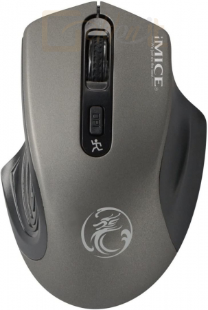 Egér iMICE E-1800 Wireless Mouse Black/Gray - E-1800_GY
