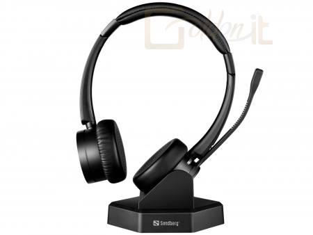 Fejhallgatók, mikrofonok Sandberg Bluetooth Office Headset Pro+ Black - 126-18