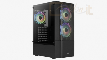 Ház Aerocool Quantum Mesh-G-BK-v3 Tempered Glass - ACCM-PV31133.11