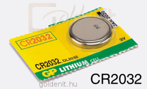 GP CR2032 3V alaplapi gombelem