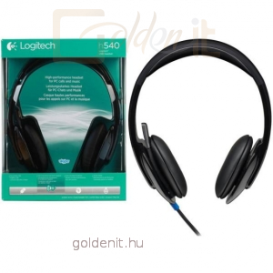 Logitech h540 mikrofonos USB Stereo Headset
