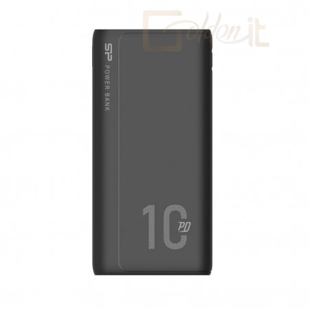 Powerbank vésztöltők Silicon Power QP15 10000mAh QC3.0+PD PowerBank Black - SP10KMAPBKQP150K