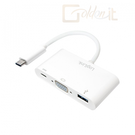 Notebook kiegészitők Logilink UA0260 USB-C 3.1 to VGA multiport adapter with PD - UA0260
