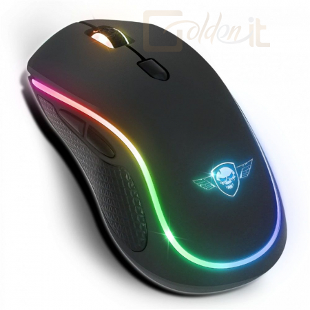 Egér Spirit Of Gamer PRO-M9 RGB Wireless Gaming Mouse Black - S-PM9RF