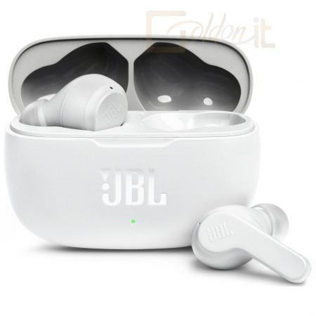 Fejhallgatók, mikrofonok JBL Wave 200 True Wireless Bluetooth Headset White - JBLV200TWSWHTEU