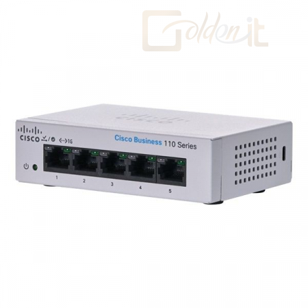 Hálózati eszközök Cisco CBS110-5T-D 5 Port Switch - CBS110-5T-D-EU