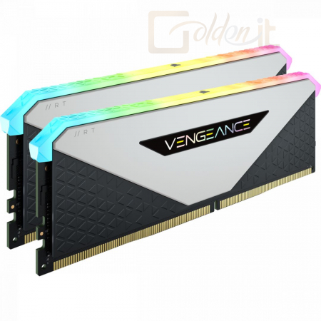 RAM Corsair 16GB DDR4 3600MHz Kit(2x8GB) Vengeance RGB RT White - CMN16GX4M2Z3600C18W