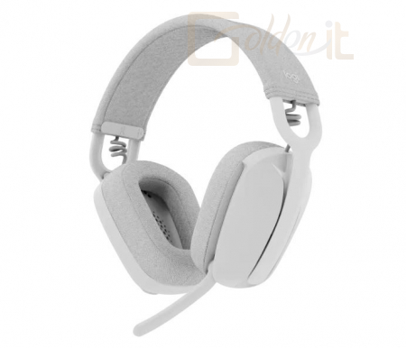 Fejhallgatók, mikrofonok Logitech Zone Vibe 100 Wireless Headset Dirty White - 981-001219