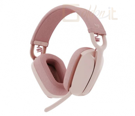 Fejhallgatók, mikrofonok Logitech Zone Vibe 100 Wireless Headset Pink - 981-001224