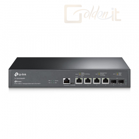 Hálózati eszközök TP-Link TL-SX3206HPP JetStream 6-Port 10GE L2+ Managed Switch with 4-Port PoE++ - TL-SX3206HPP